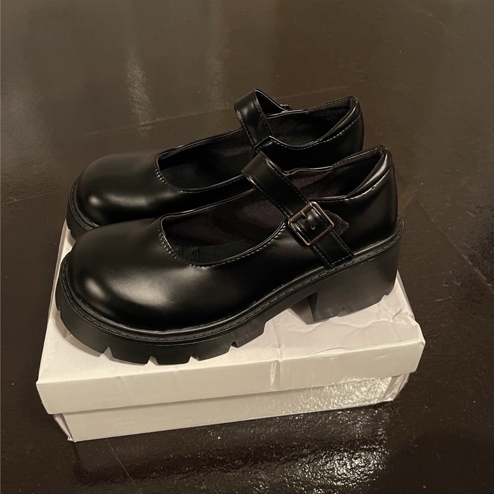 Shein platform mary jane sandals